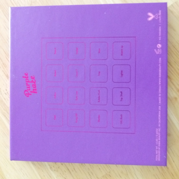 New Kara Purple Haze eye Shadow makeup CD Leaf palette - Picture 3 of 6